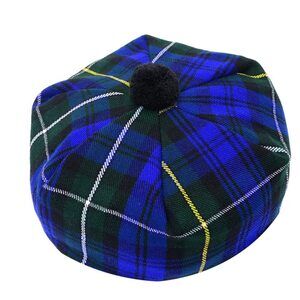 1432 Haaur Scottish Tammy Hat Traditional Kilt Tam O' Shatner Acrylic Wool